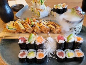 Sushi-Sorten ernährungsphysiologisch und als Sportlernahrung betrachtet